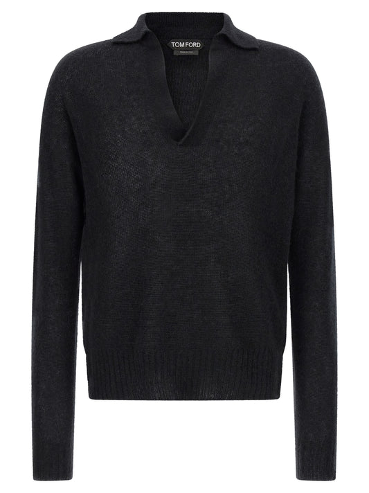 Tom Ford Men's Cashmere Silk Cardigan - Black