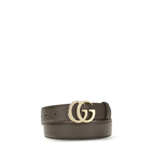 Gucci Brown Calf Leather Bos Taurus Regular Belt