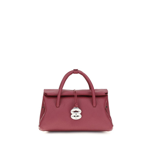 Shoulder Bag by Zanellato for women in bos taurus calf leather multicolor showcases a statuesque silhouette, artfully detailed with a secure hook, organized built-in-compartments, and versatile shoulder-strap, adjustable-strap & handle for a statuesque look.