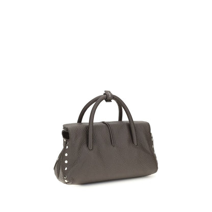 Shoulder Bag by Zanellato for women in bos taurus calf leather brown features a effortless chic silhouette with a secure hook, ample built-in-compartments, and versatile shoulder-strap, adjustable-strap & handle for a effortless chic finish.