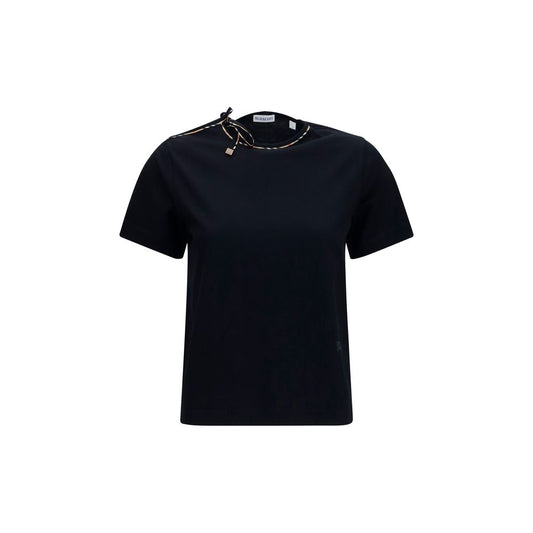 Burberry Black Cotton T-Shirt