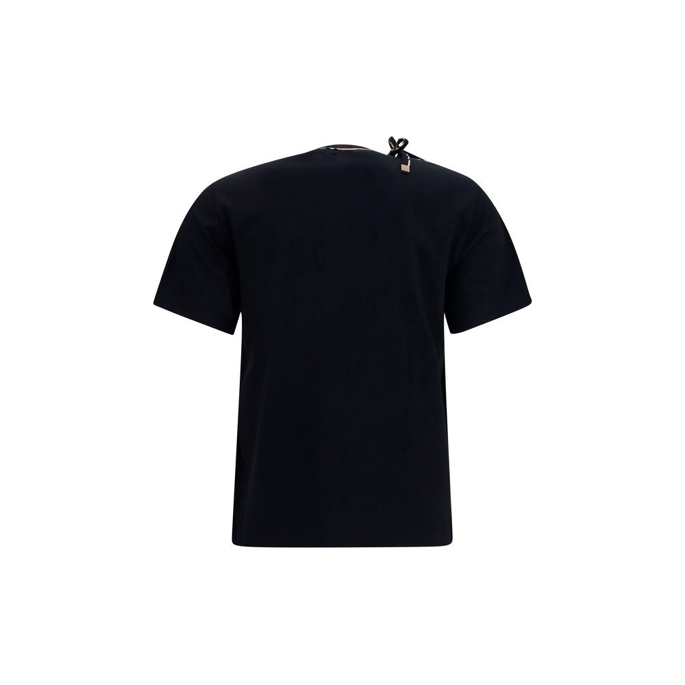 Burberry Black Cotton T-Shirt