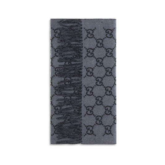 Gucci Blue Cashmere Foulard