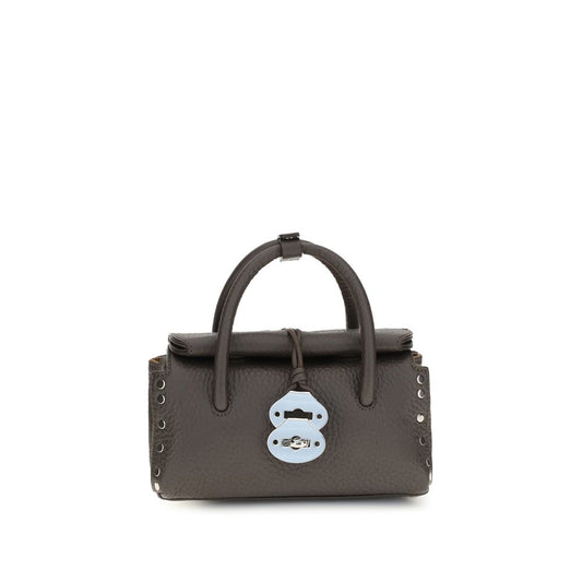 Handbag by Zanellato for women in bos taurus calf leather brown features a exquisite silhouette, showcasing a secure magnetic, buckle & roll-top and exquisite with versatile shoulder-strap & adjustable-strap for a exquisite finish.