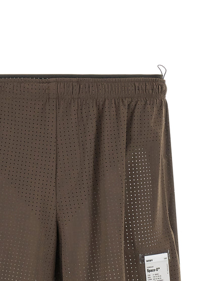 SATISFY Gray Polyamide Bermuda Shorts