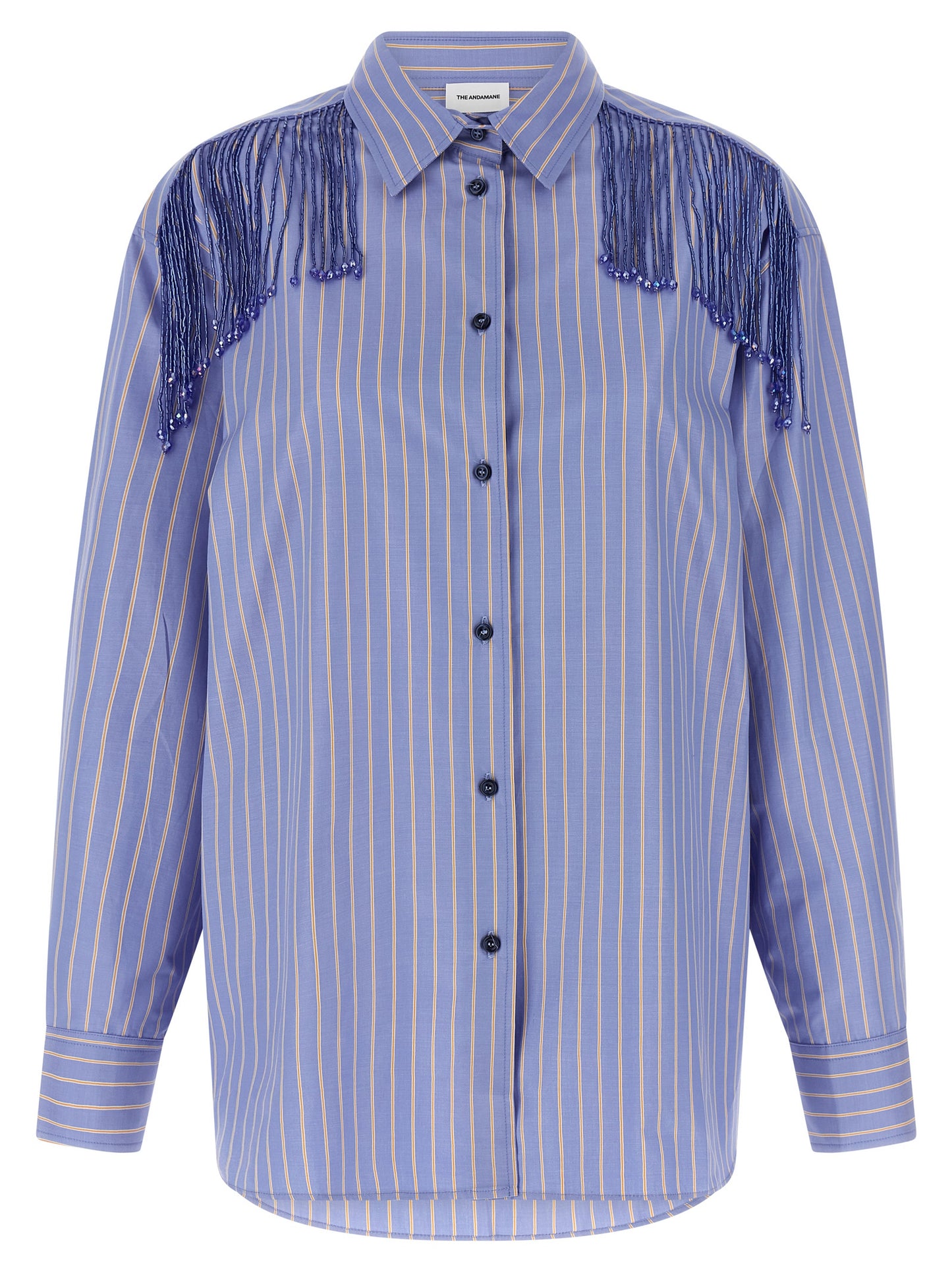 The Andamane Blue Cotton Blouse