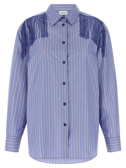 The Andamane Blue Cotton Blouse