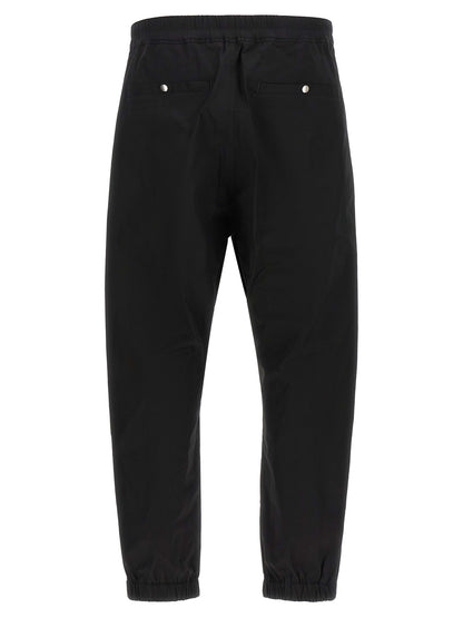 Rick Owens Black Cotton Joggers (Workout Pants)