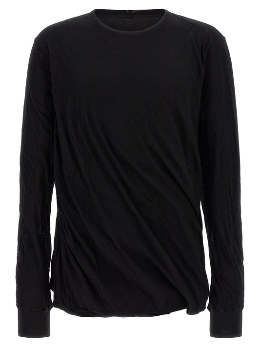 Rick Owens Black Cotton T-Shirt