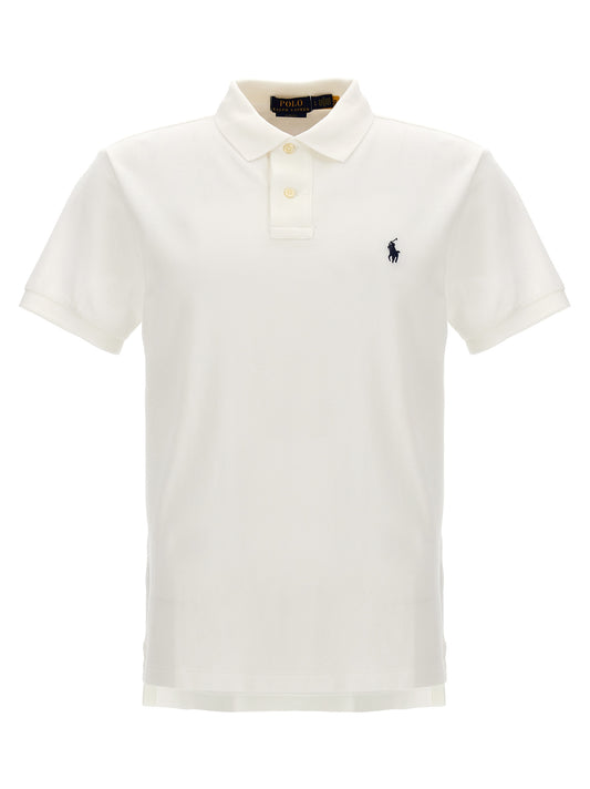 This Polo Shirt by Polo Ralph Lauren for men in cotton white presents a flawless silhouette, showcasing flawless detailing and a refined for a truly flawless aesthetic.