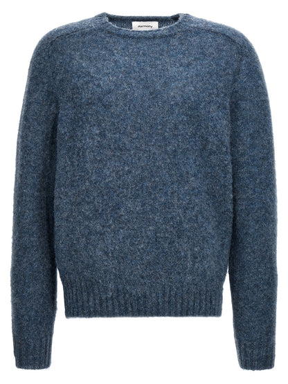 Harmony Blue Wool Cardigan