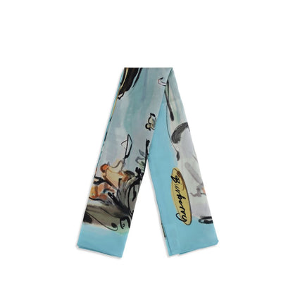 Burberry Multicolor Silk Scarf