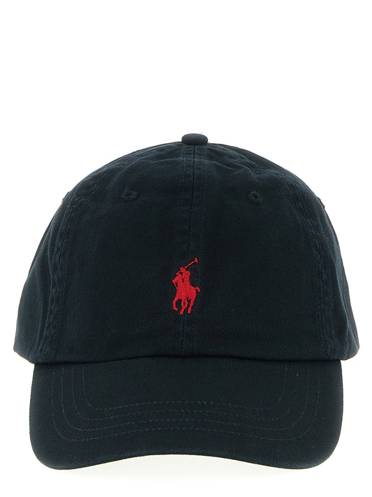 Polo Ralph Lauren Black Cotton Cap (Baseball Hat)