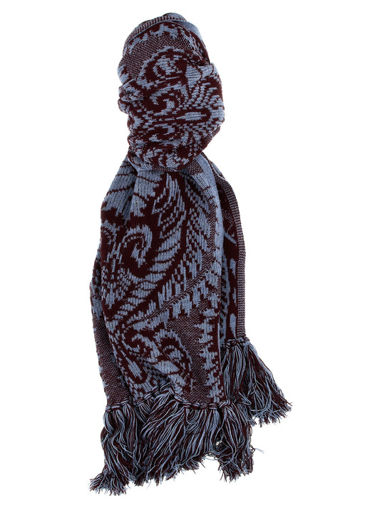 Scarf by Etro for women in wool multicolor, patterned & jacquard presents a effortlessly chic silhouette, artfully capturing the essence of the effortlessly chic Wool Wrap Fringes Scarf design for a sophisticated look.