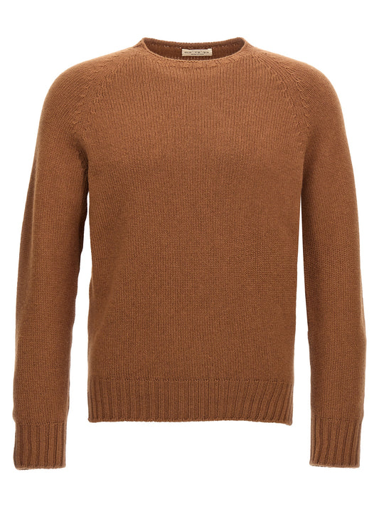 Cardigan by MA'RY'YA for men in cashmere silk & modacrylic brown features a nuanced silhouette with a refined and nuanced detailing for a sophisticated look.