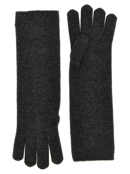 Max Mara Gray Cashmere Gloves