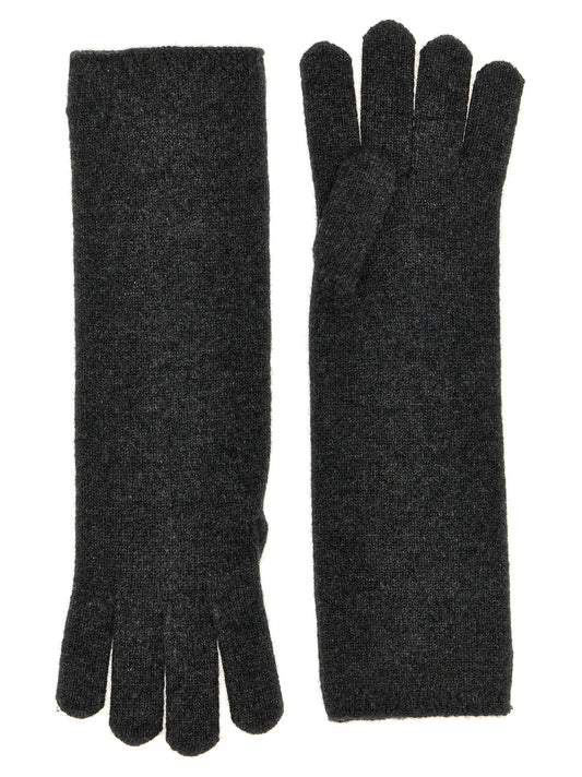 Gloves by Max Mara for women in cashmere gray showcases an distinguished silhouette, defined by its sophisticated gloves construction and elegant for a truly distinguished finish.