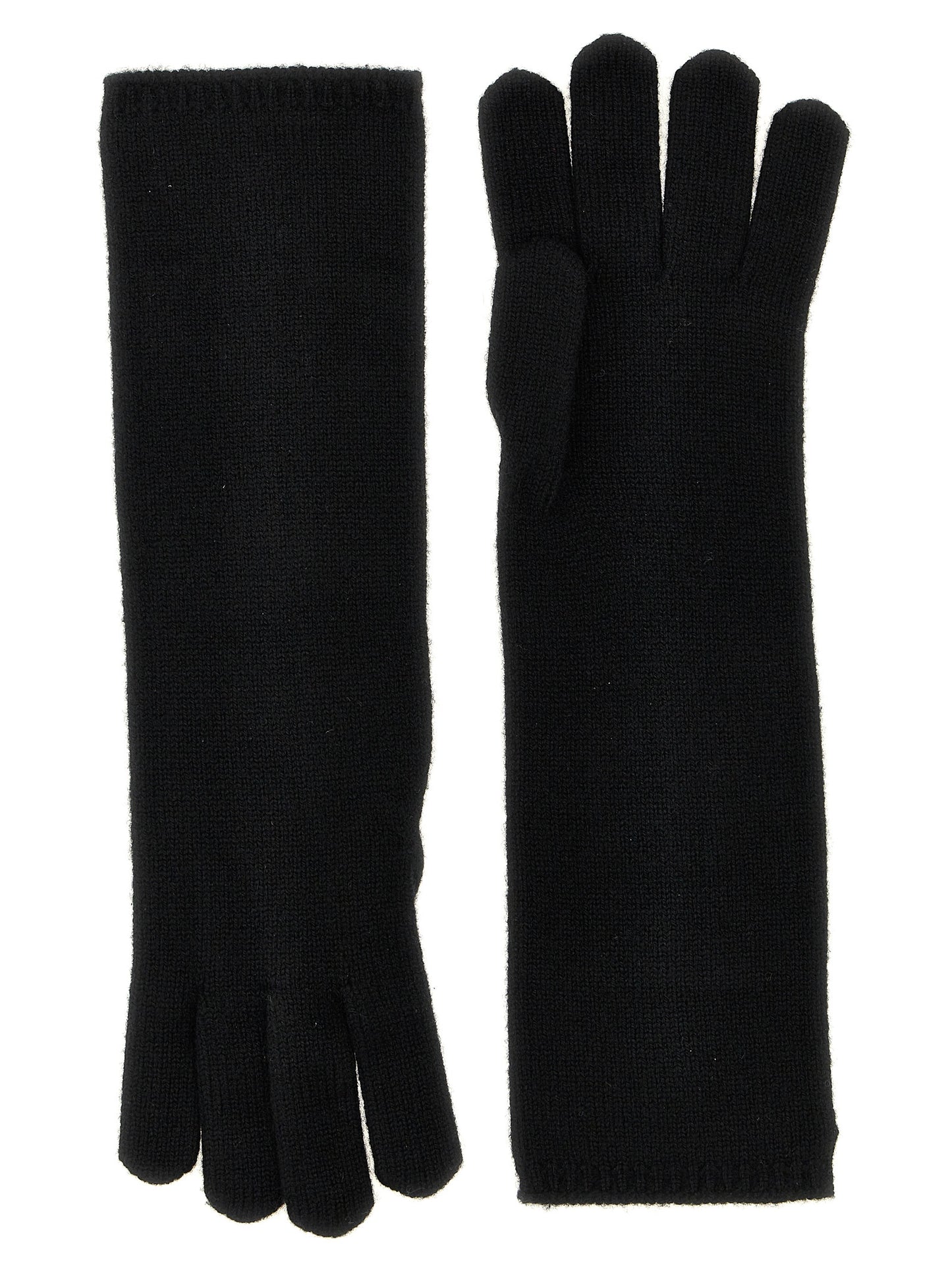 Max Mara Black Cashmere Gloves