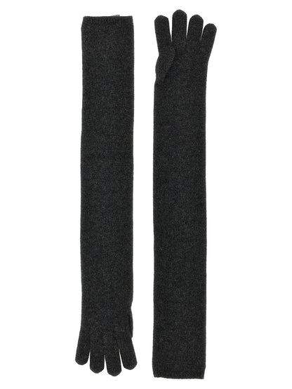 Max Mara Gray Cashmere Gloves