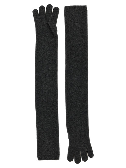 Max Mara Gray Cashmere Gloves