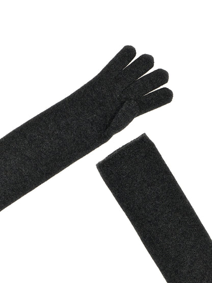 Max Mara Gray Cashmere Gloves