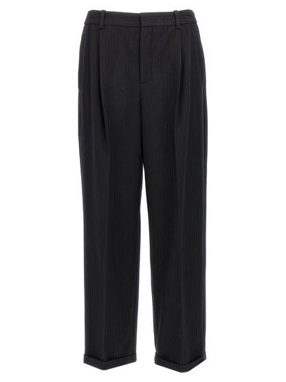 Saint Laurent Black Wool Dress Pants
