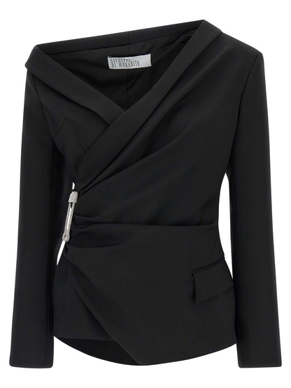 Giuseppe Di Morabito Black Virgin Wool Blazer
