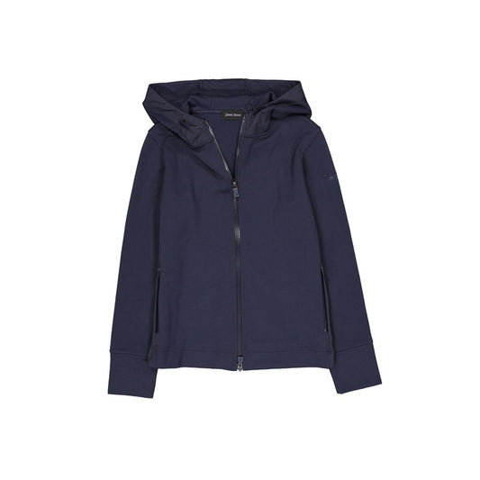 Herno Blue Cotton Sweatshirt