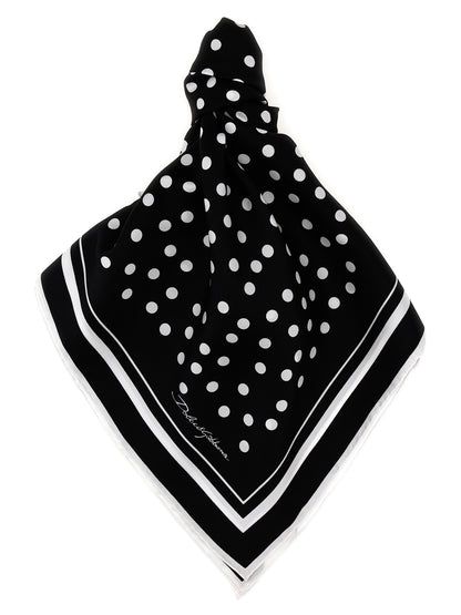 Dolce & Gabbana Bicolor Silk Scarf