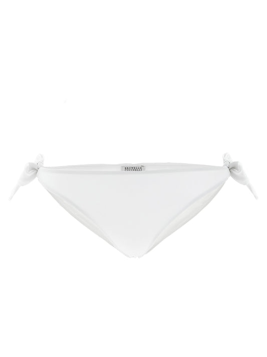 Brunello Cucinelli White Polyamide Swim Briefs