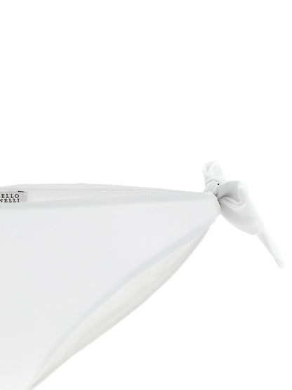 Brunello Cucinelli White Polyamide Swim Briefs