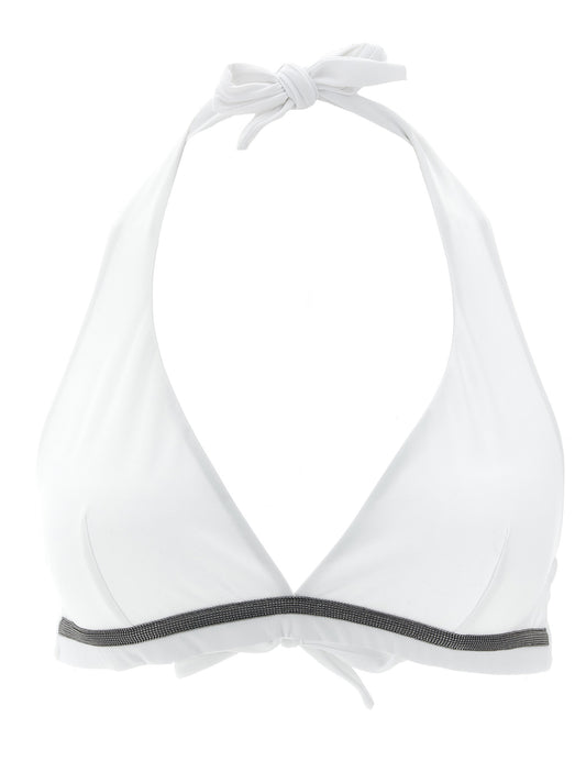 Brunello Cucinelli White Polyamide Bikini