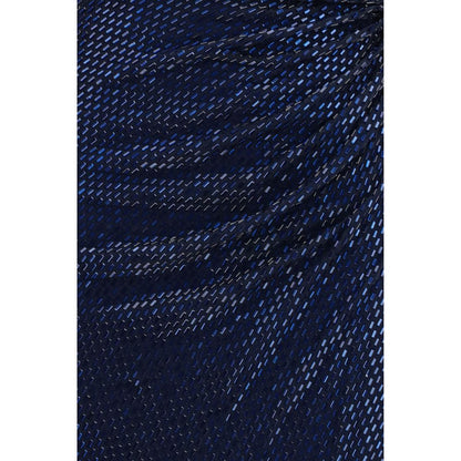 Self-Portrait Blue Polyester Cocktail Dress