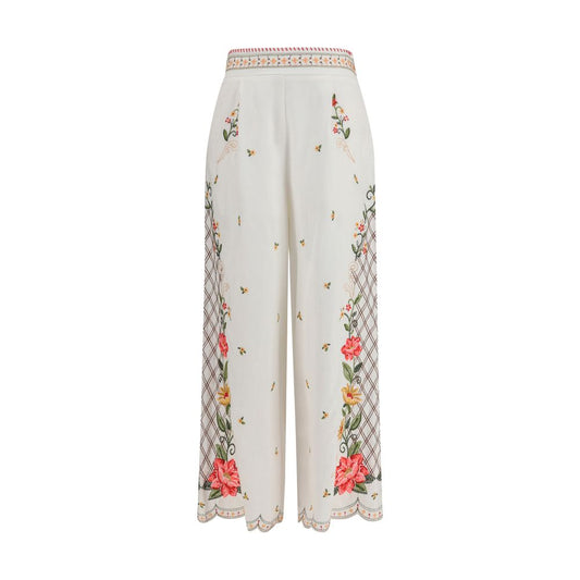 FARM RIO Multicolor Linen Casual Pants