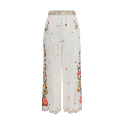 FARM RIO Multicolor Linen Casual Pants