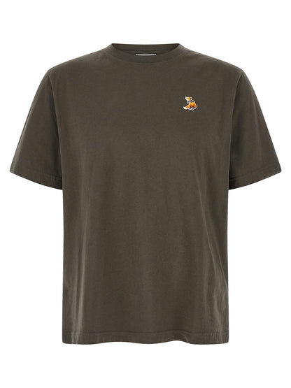 Maison Kitsuné Gray Organic Cotton T-Shirt