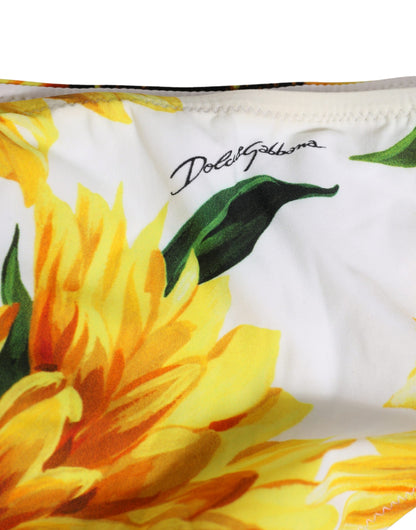 Dolce & Gabbana Women's Stretch Nylon Bikini - Yellow Print