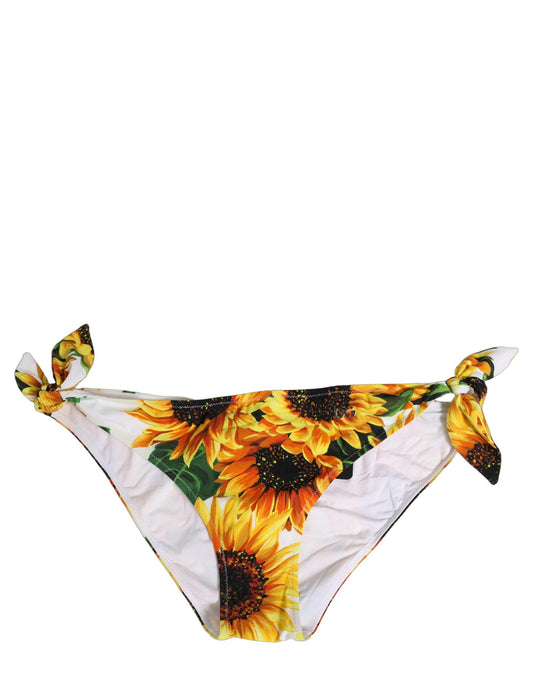 Dolce & Gabbana Women's Stretch Nylon Bikini - Yellow Print
