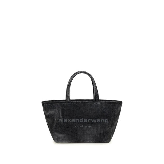 Small Shoulder Tote Bag by Alexander Wang for women in cotton gray features a effortless chic silhouette with a secure , ample , and versatile shoulder-strap, handle, adjustable-strap & detachable-strap for a effortless chic finish.