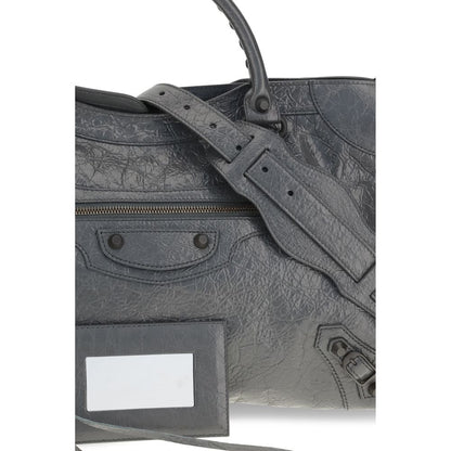 Balenciaga Gray Lamb Ovis Aries Aries Handbag