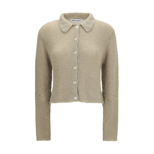 Our Legacy Beige Alpaca Vicugna Pacos Polo Shirt