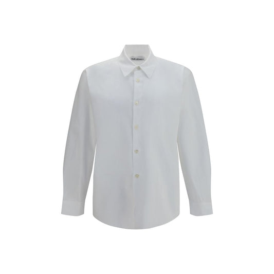 Our Legacy White Lyocell Dress Shirt