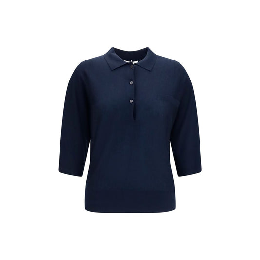 Lisa Yang Blue Cashmere Sweater