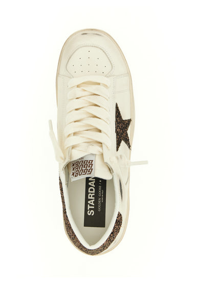 Golden Goose White Leather Low Top Sneakers