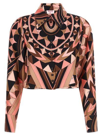 Emilio Pucci Multicolor Silk Blouse
