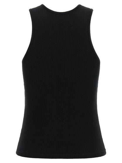 Vivienne Westwood Black Cotton Sleeveles T-Shirt
