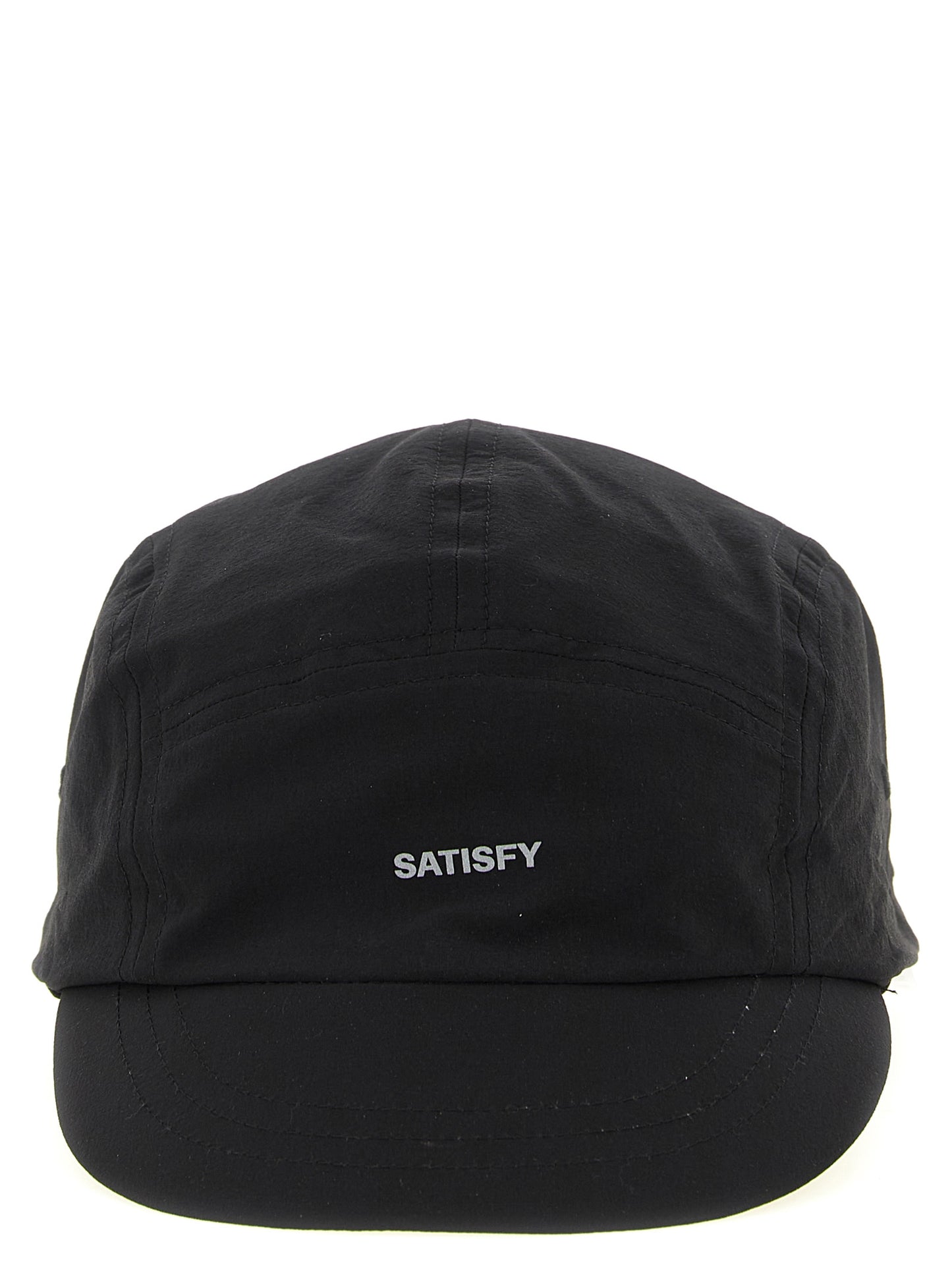 SATISFY Black Polyamide Cap (Baseball Hat)