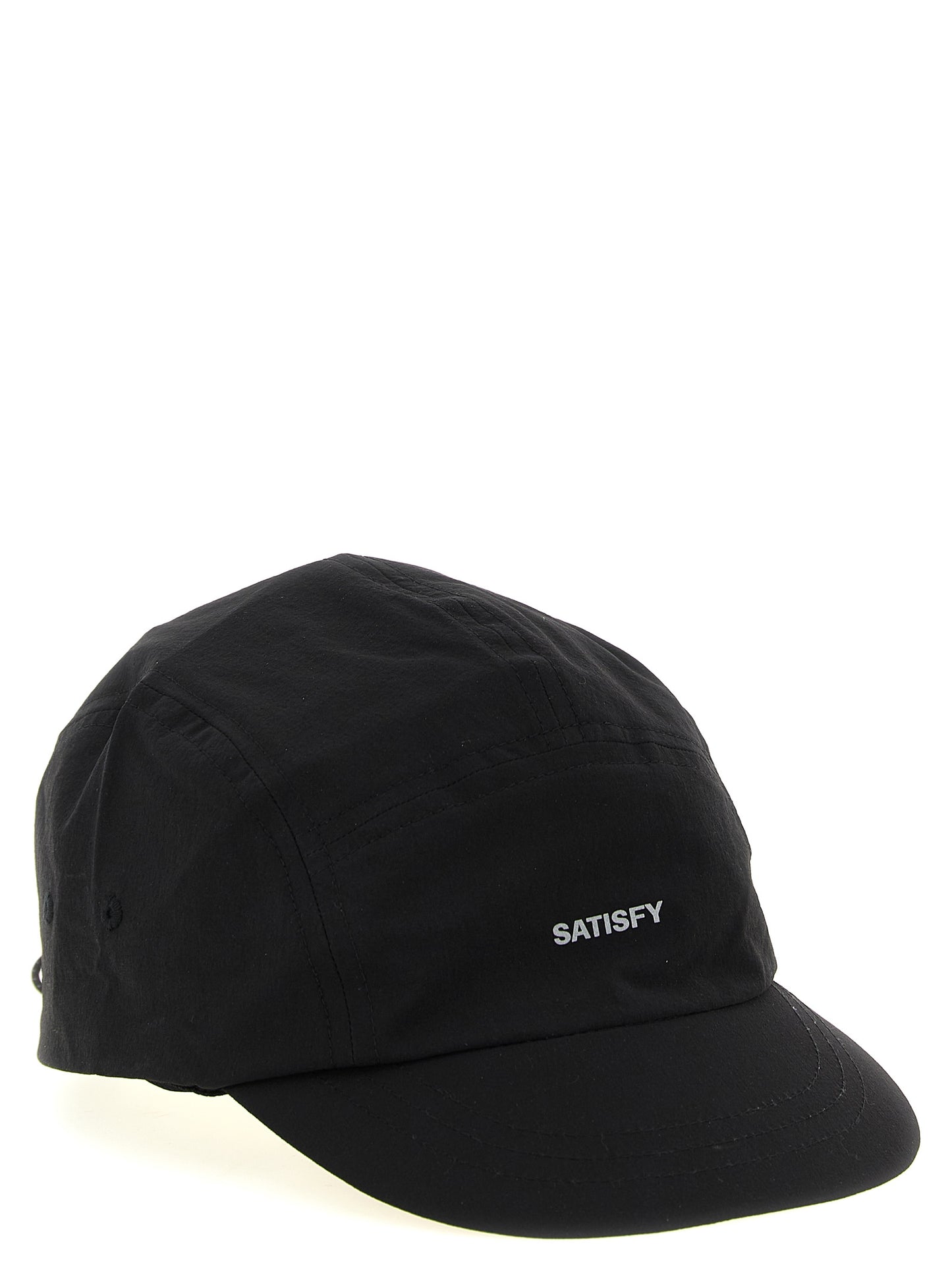 SATISFY Black Polyamide Cap (Baseball Hat)
