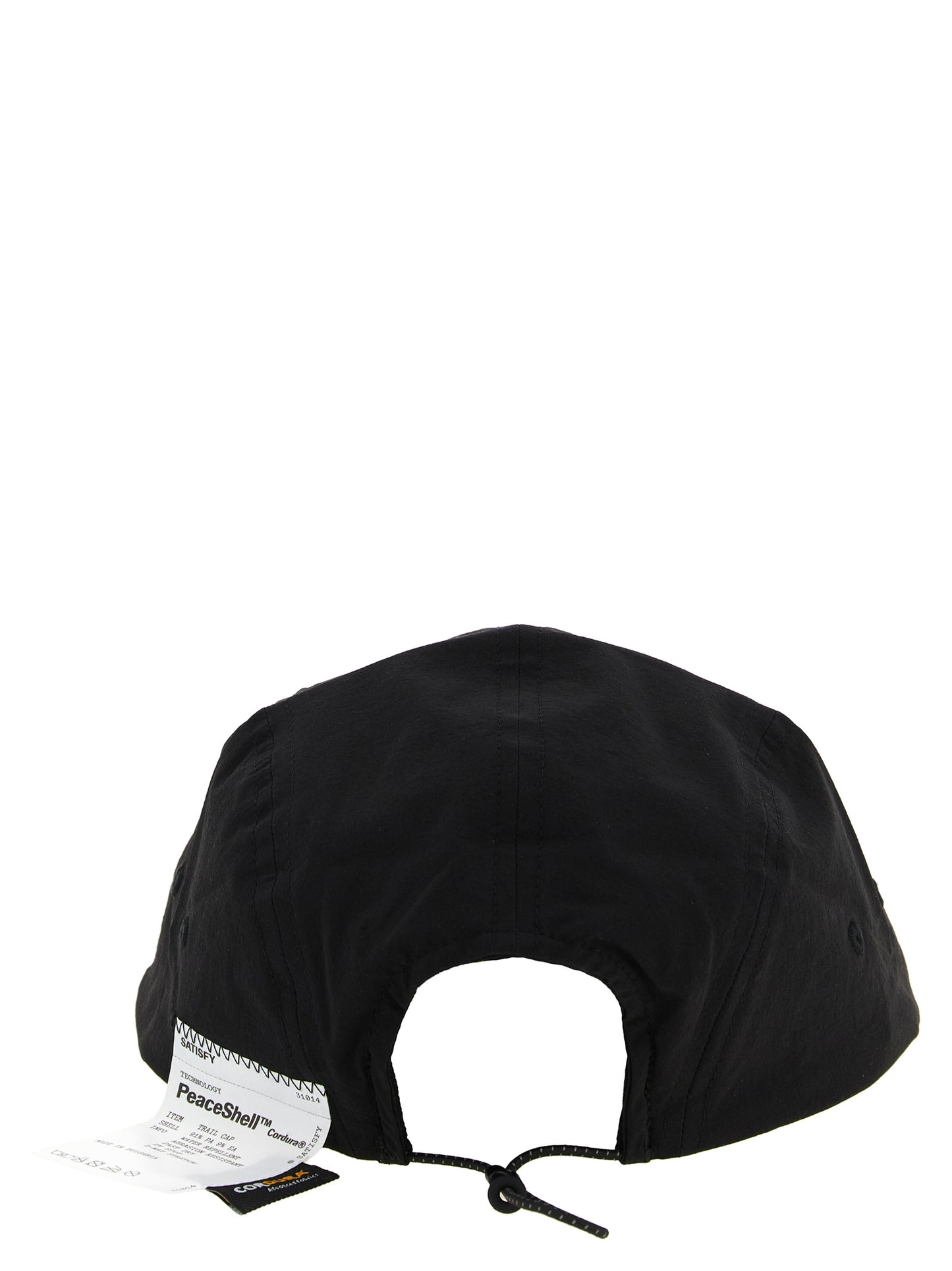 SATISFY Black Polyamide Cap (Baseball Hat)