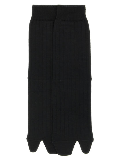 Maison Margiela Black Wool Socks